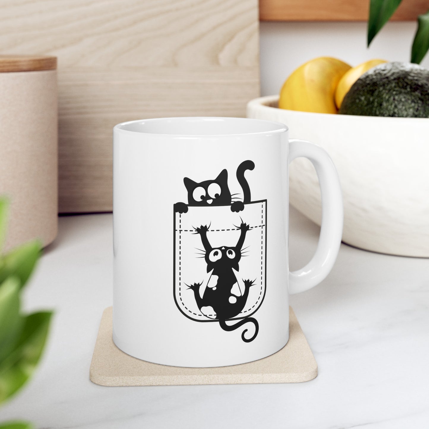 Mug - Cat falling