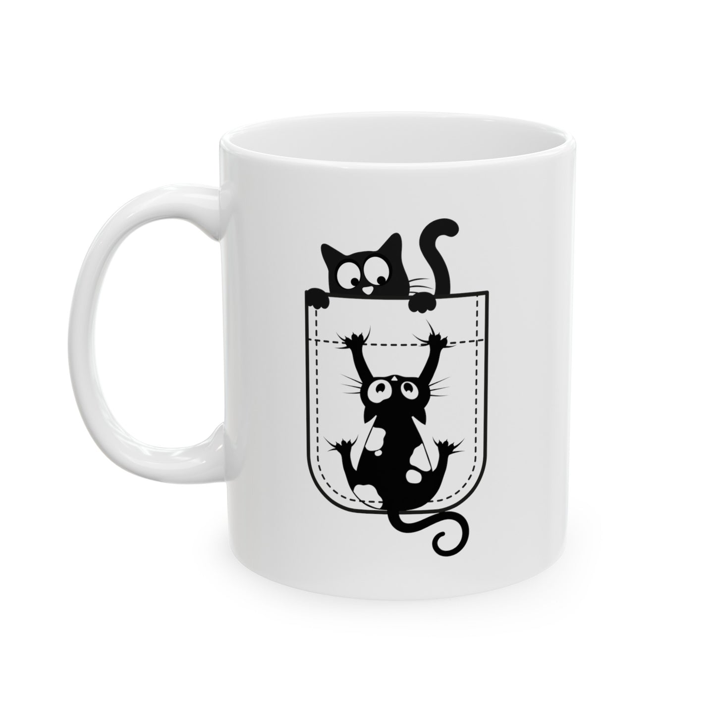 Mug - Cat falling