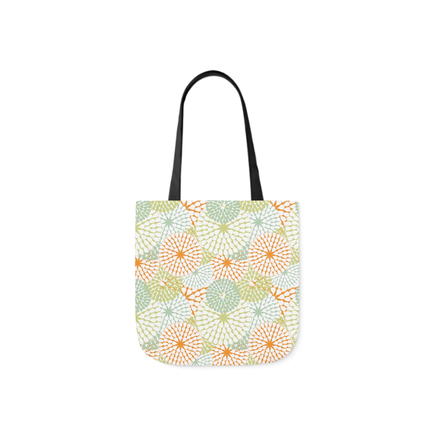 Tote Bag - Fire Work (Green/Peach)