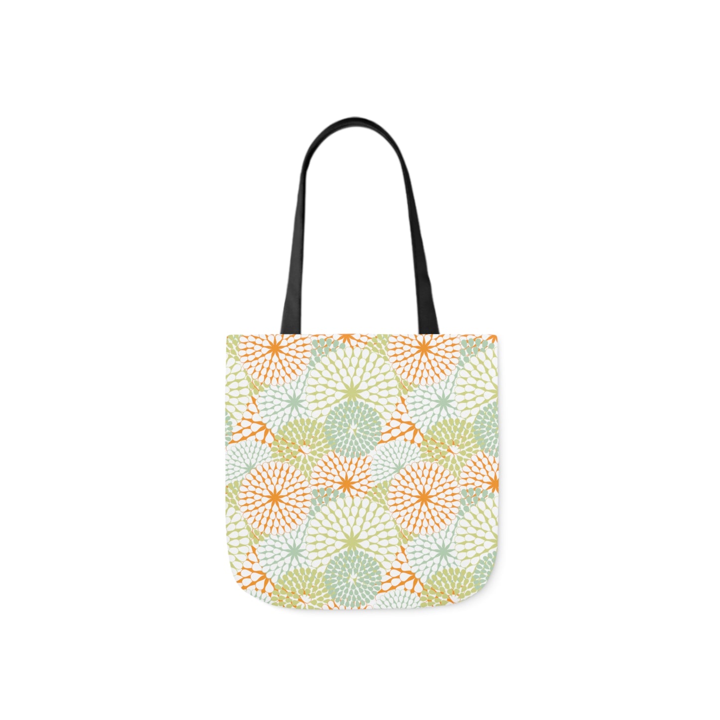 Tote Bag - Fire Work (Green/Peach)