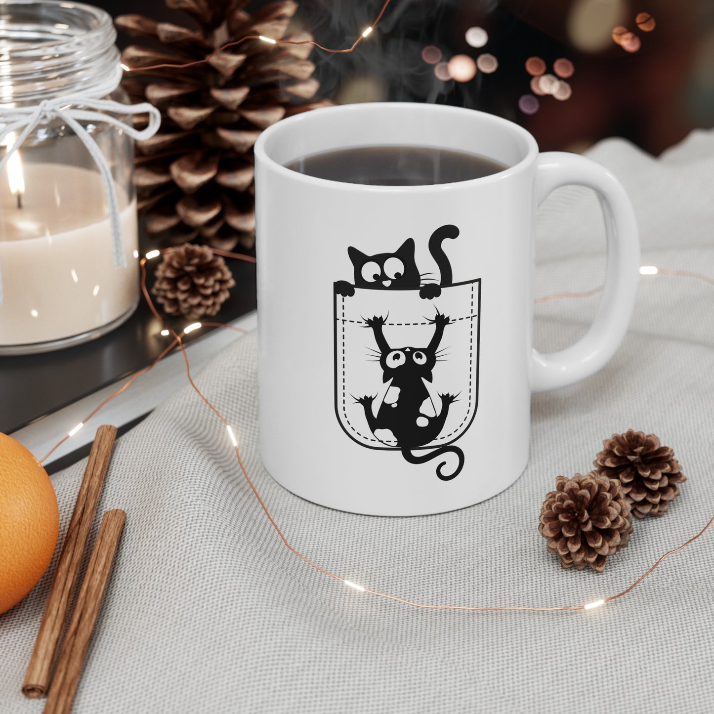 Mug - Cat falling