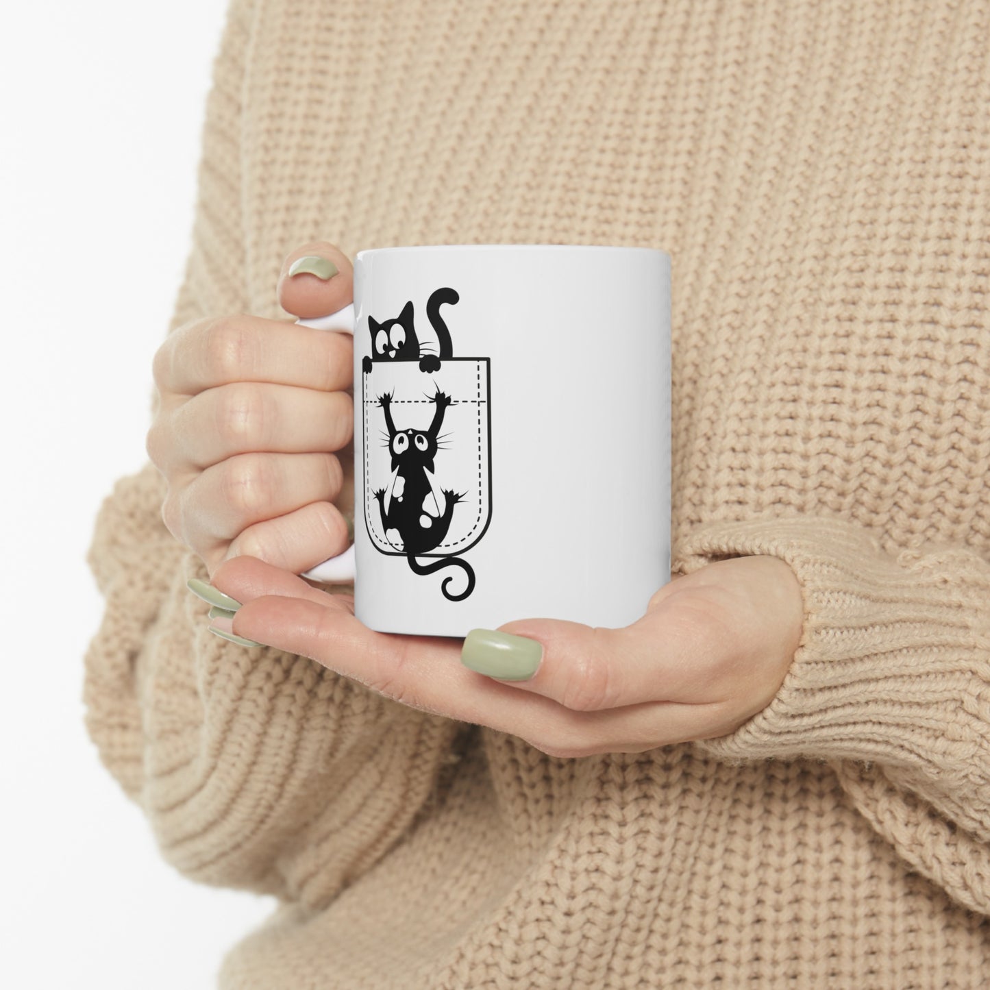 Mug - Cat falling