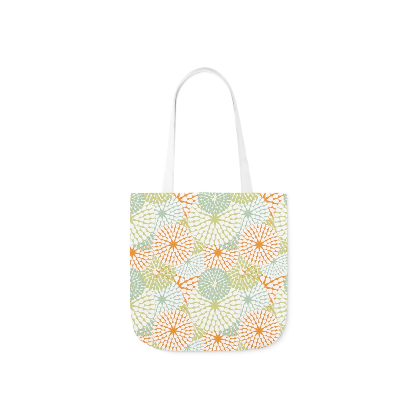 Tote Bag - Fire Work (Green/Peach)