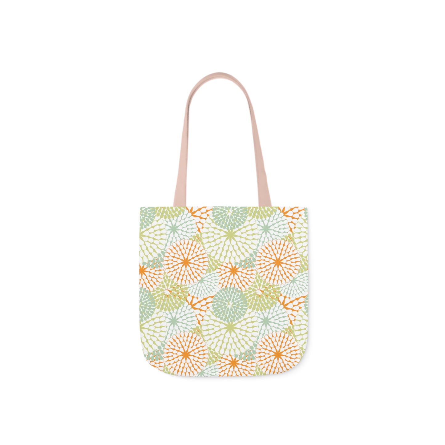 Tote Bag - Fire Work (Green/Peach)