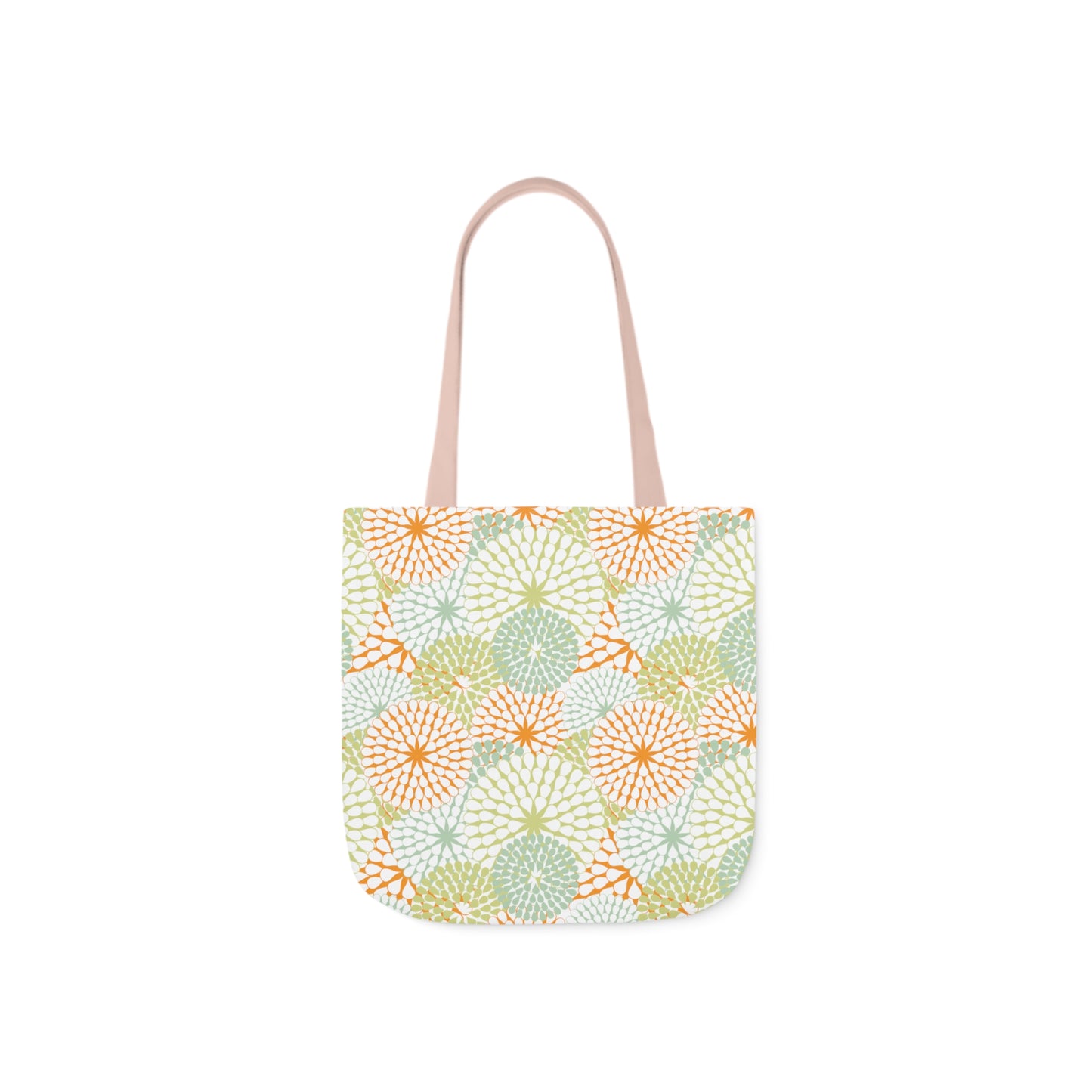 Tote Bag - Fire Work (Green/Peach)