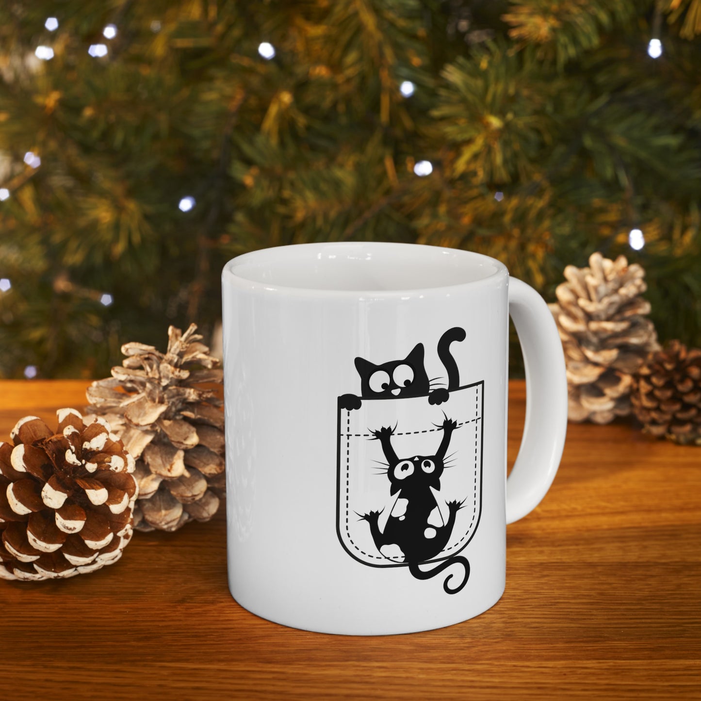 Mug - Cat falling