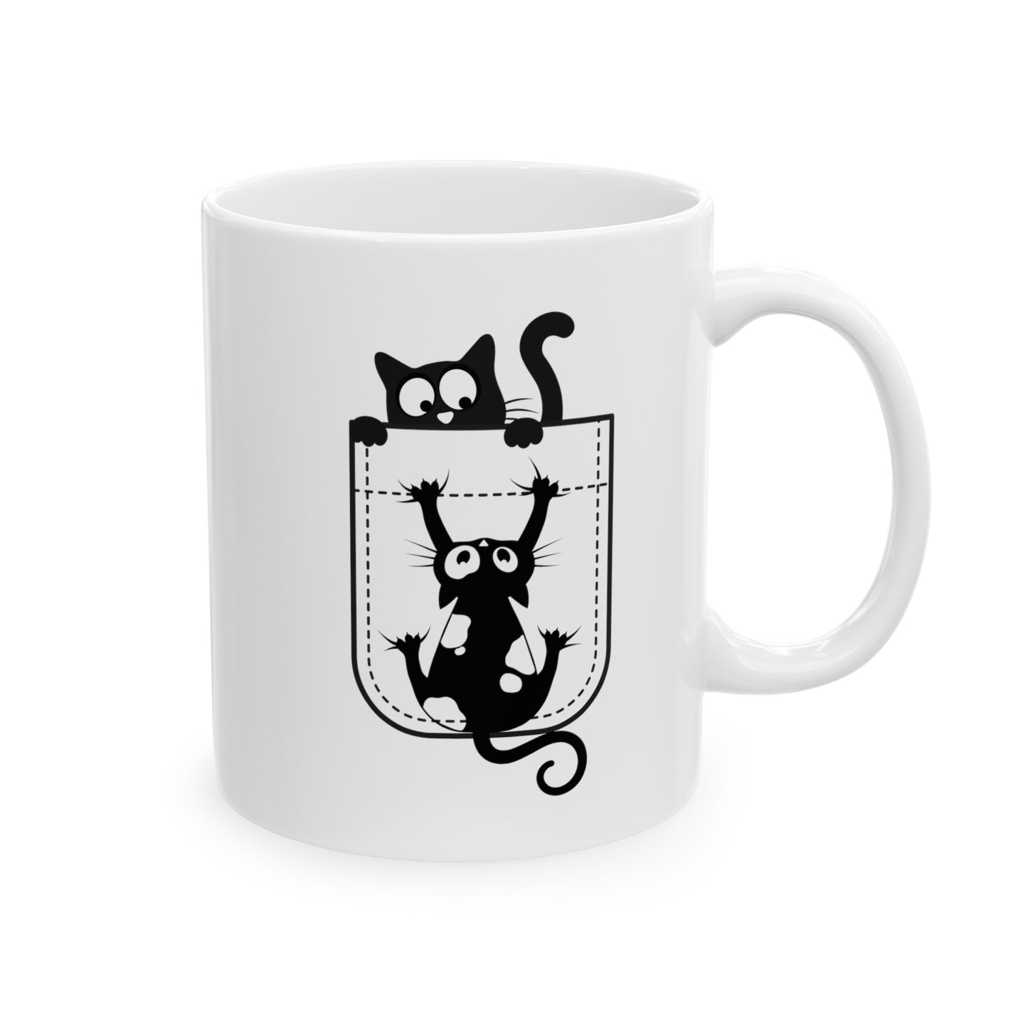 Mug - Cat falling