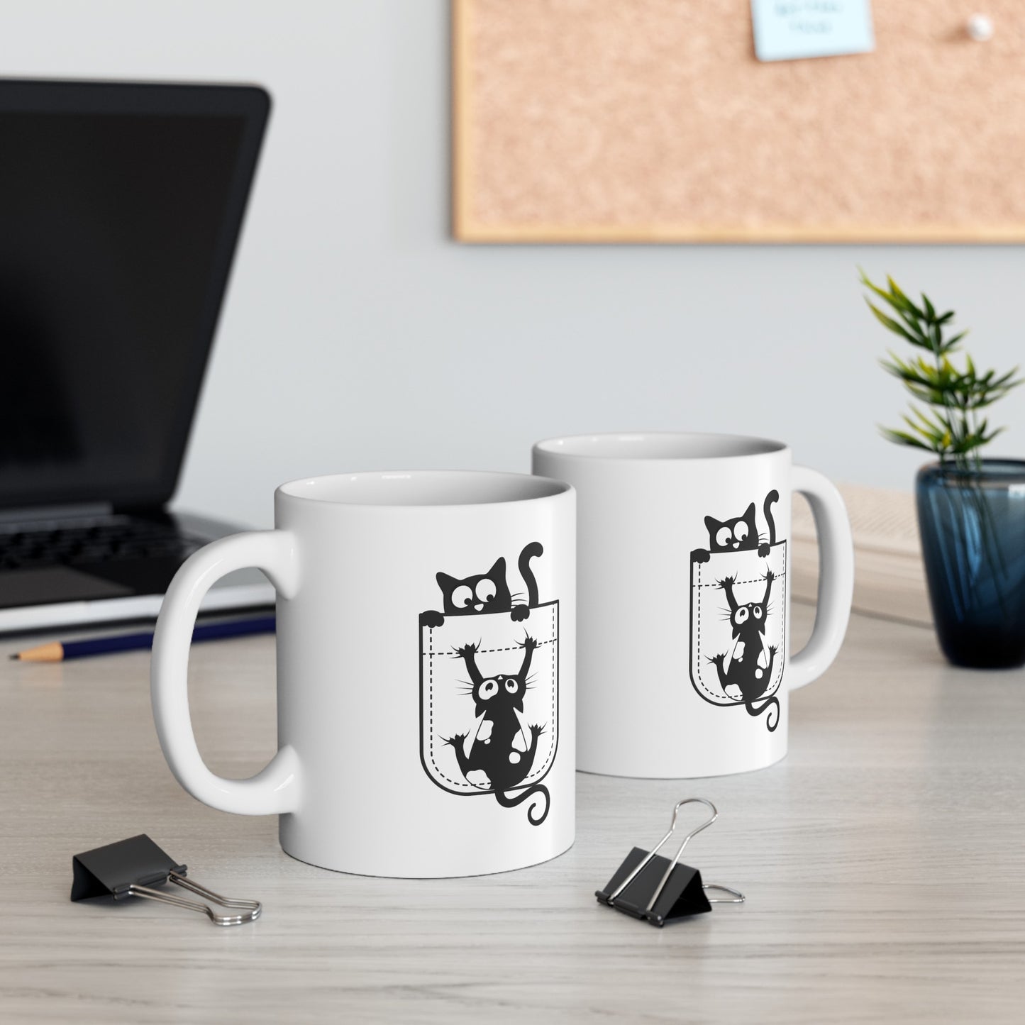 Mug - Cat falling