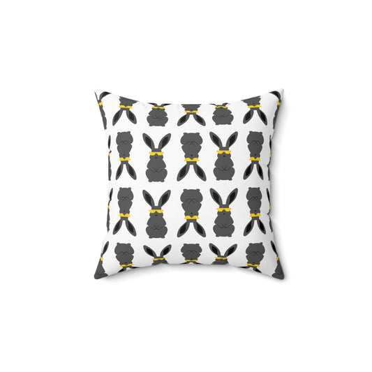 Square Pillow - Bunny Pattern