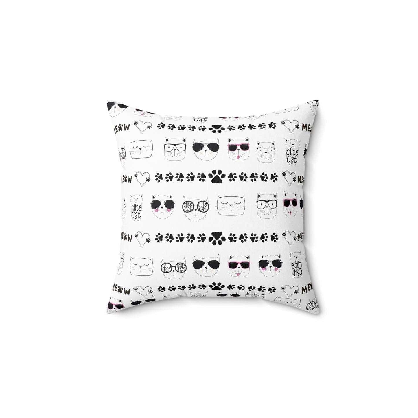 Square Pillow - Cat face
