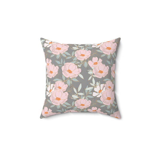 Square Pillow - Flower Pattern