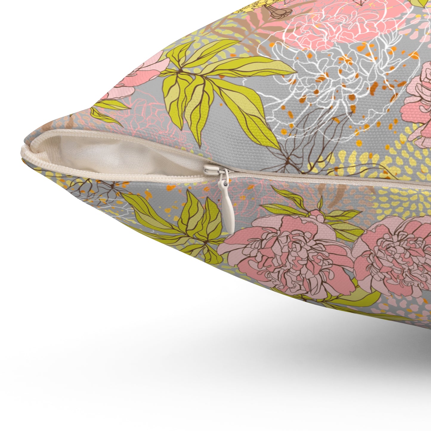 Square Pillow - Flower Pattern