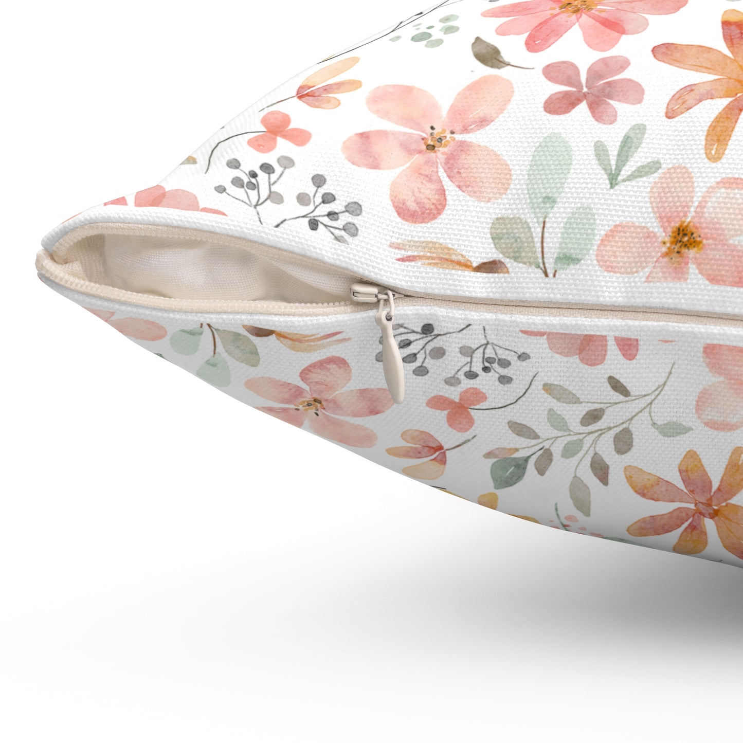 Square Pillow - Flower Pattern