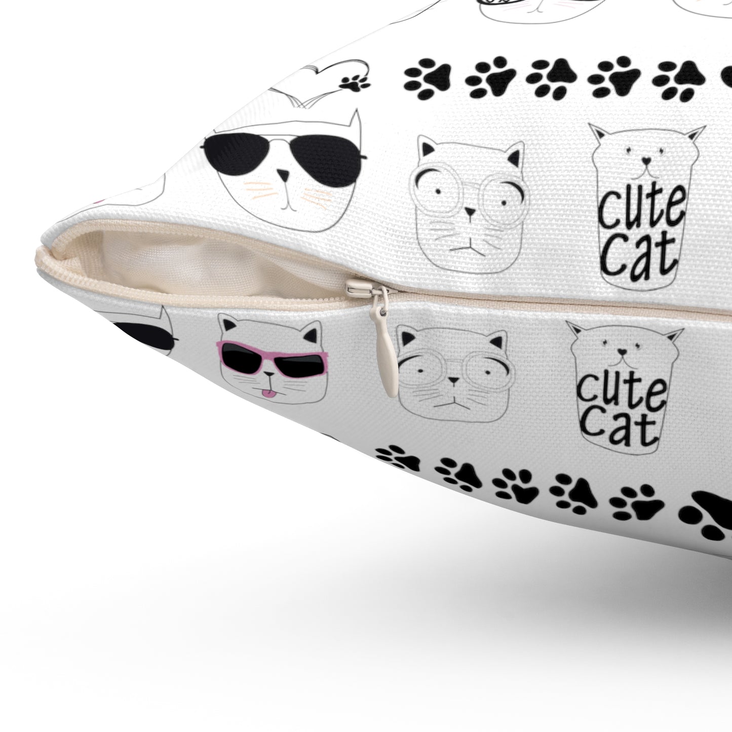 Square Pillow - Cat face