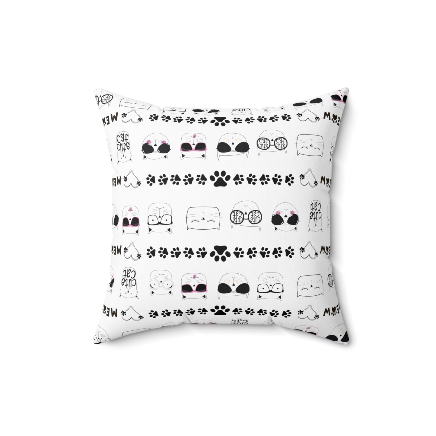 Square Pillow - Cat face