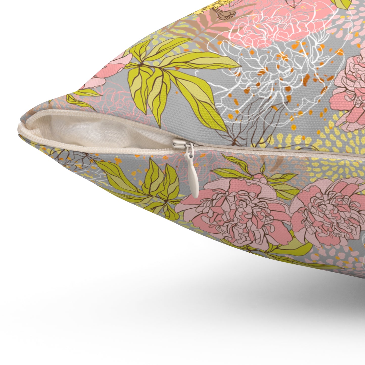 Square Pillow - Flower Pattern