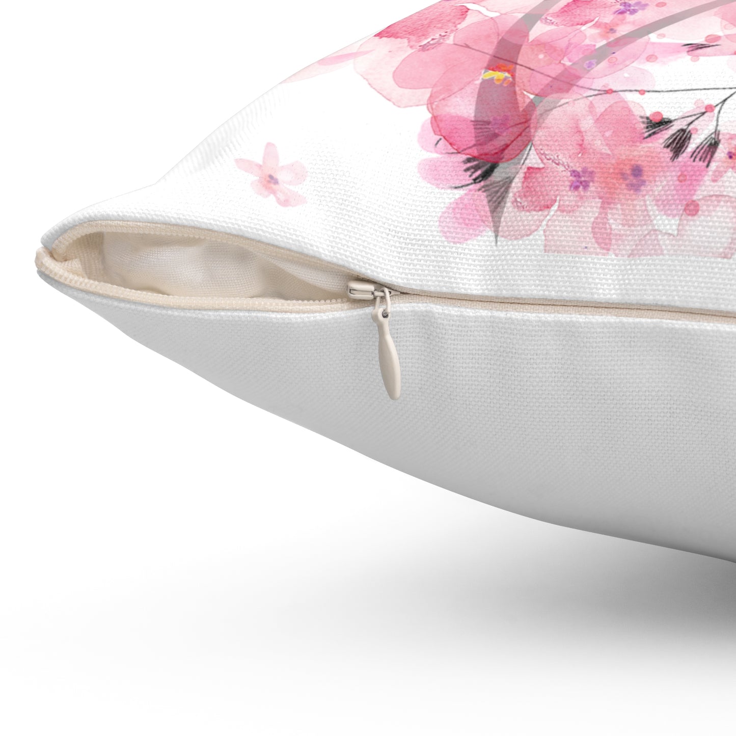 Square Pillow - Woman Side View